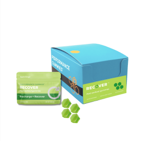 Seattle Gummy Company, Performance Gummies - Recover - Apple Ginger - Post-Workout Gummies (12-Pack)