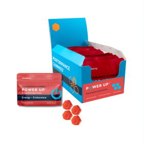 Seattle Gummy Company, Strawberry Power Up Pre-Workout Supplements (12-Pack)