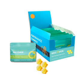 Seattle Gummy Company, Performance Gummies - Recover - Hawaiian Breeze - Post-Workout Gummies (12-Pack)