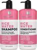 Rice Water Shampoo and Conditioner Set Sulfate Free for Thin and Fine Hair Fuller Thickening Formula for Women and Men With Strengthening Saw Palmetto