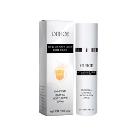 OUHOE Hyaluronic Acid Skin Care, Outdoor Uv Protection Multi-Functional Isolation Skin Gentle Moisturizing Protective Cream