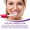 Jaysuing Purple Brightening White Toothpaste, Cleaning Stains Fresh Breath Brightening And Whitening Teeth Toothpaste