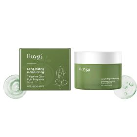 Hoygi Green Orange Scrub