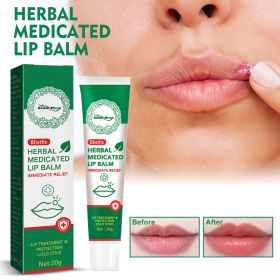 South Moon Herbal Medicated Lip Balm, Repair Lips Prevent Dry Crack Remove Dead Skin And Moisturize Care Lip Balm