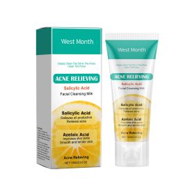 West&Month Salicylic Acid Anti-Acne Cleanser, Moisturizing Oil Control, Cleaning And Soothing Skin