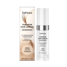Eelhope Warm Change Concealer Foundation Naturally Moisturizes Face With A Light And Long-Lasting Moisturizing Foundation