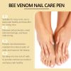 Ximonth Bee Venom Grey Nail Care Pen Brightening Nail Thickening Clean Moisturizing Anti-Barb Repair Nail Care